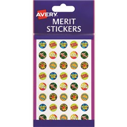 Avery Merit Stickers Mini Brights Round 14mm Assorted Colours Pack Of 800