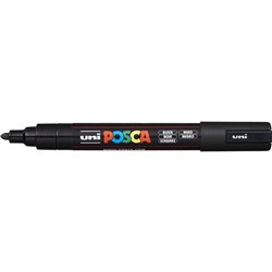 Uni Posca Paint Marker PC-5M Medium 2.5mm Bullet Tip Black