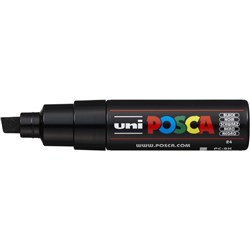 Uni Posca Paint Marker PC-8K Broad 8mm Chisel Tip Black