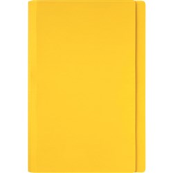 Marbig Manilla Folders Foolscap Yellow Box Of 100