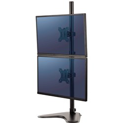 Fellowes Professional Series Freestanding Dual Stacking Monitor Mount Black