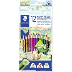 Staedtler Noris Triangular Colour Pencils Assorted Pack of 12