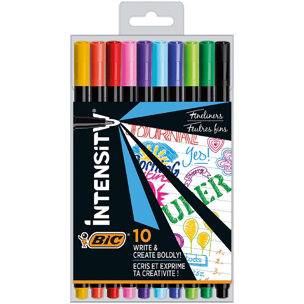 BIC® Intensity® Fineliner Color Collection Fine Point Marker Pens