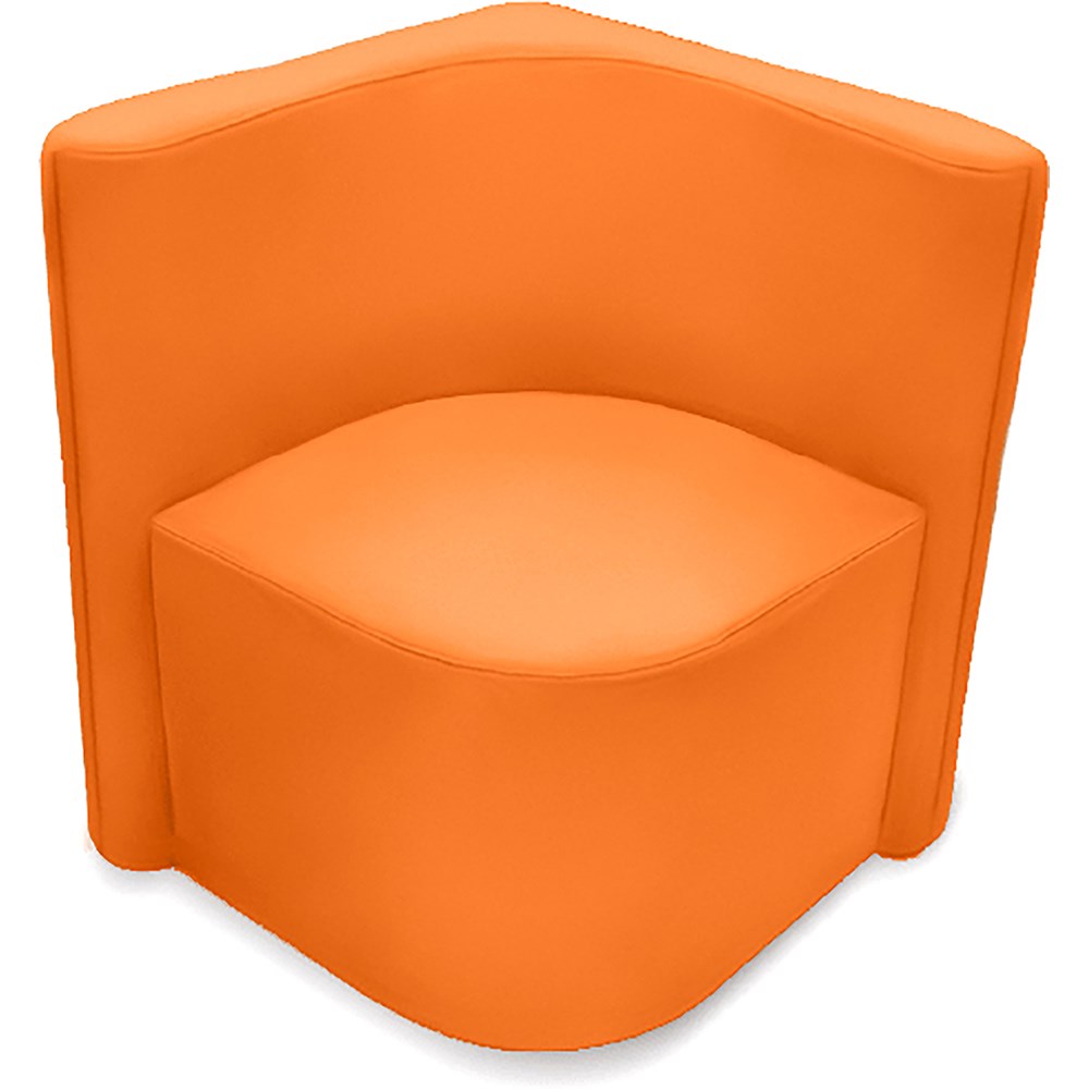 Orange 2024 corner chair