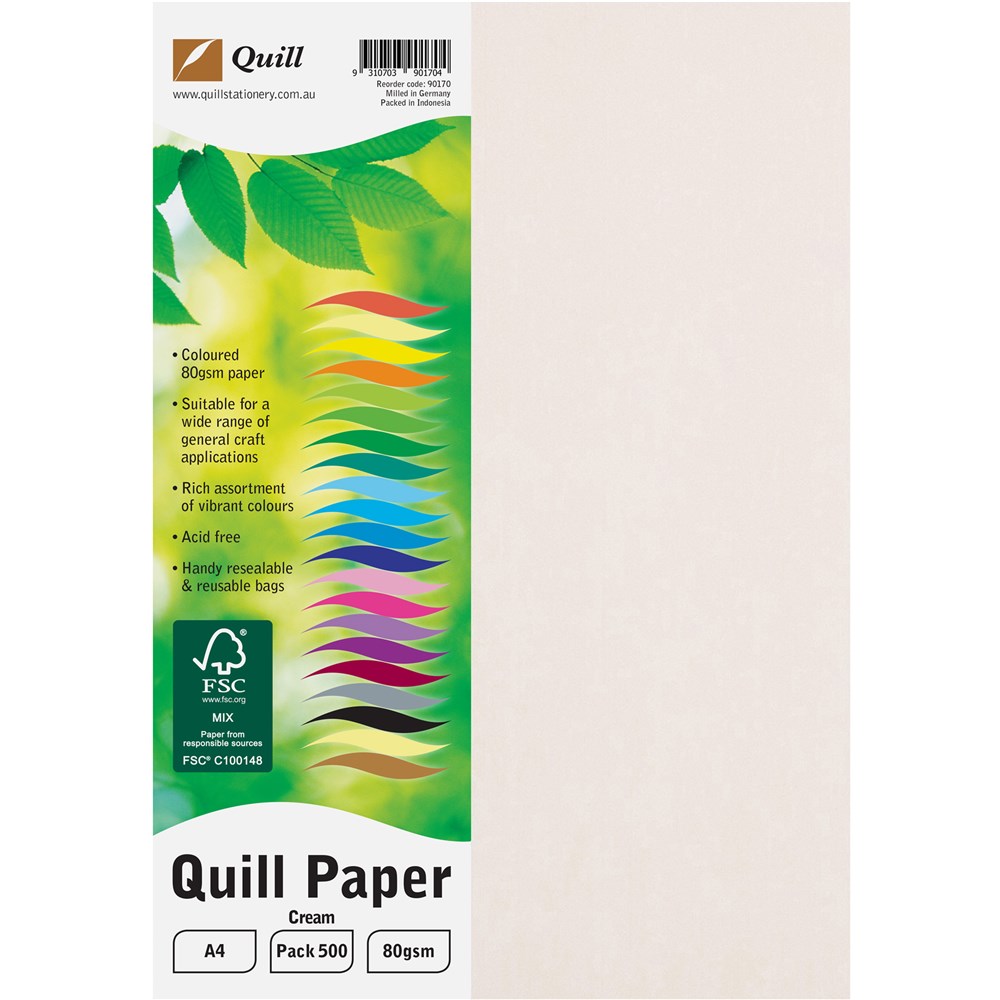 Cream printer store paper