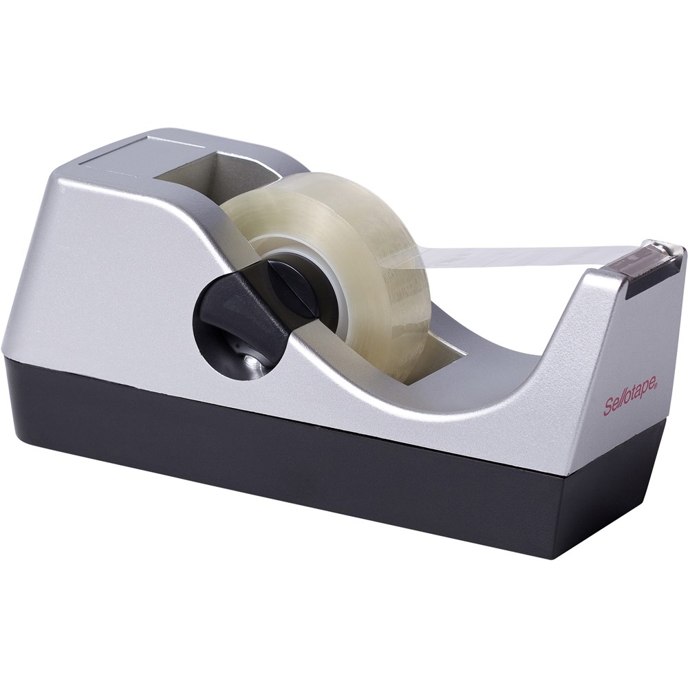 Desktop sellotape clearance dispenser