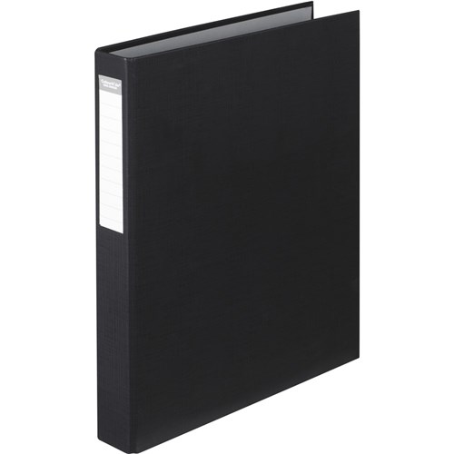 ColourHide PE Binder A4 2 D-Ring 25mm Black