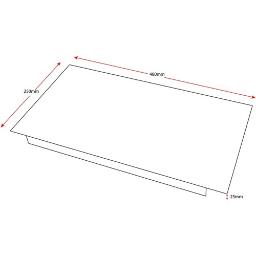 Office Furniture - Rapidline Corner Lozenge For Workstation 25mm Top ...