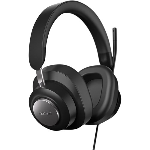 Kensington H2000 USB C Over Ear Wired Headset Black