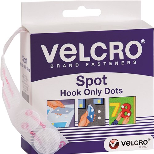 VELCRO Squares 22mm Clear 6 Pack