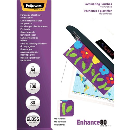 Fellowes 100 pochettes ImageLast - A4 - 125 microns