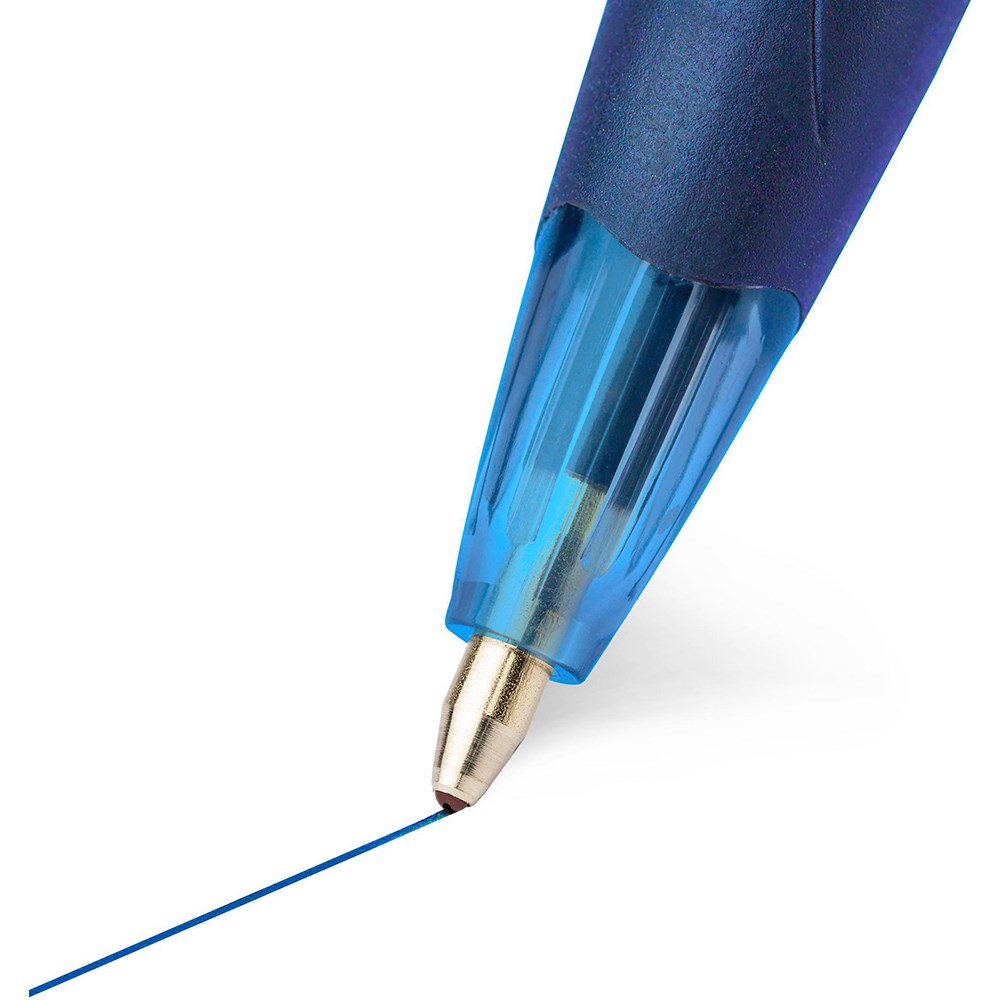 Pens - Bic Atlantis Comfort Grip Ballpoint Pen Retractable Medium 1mm Blue  - Your Home for Office Supplies & Stationery in Australia